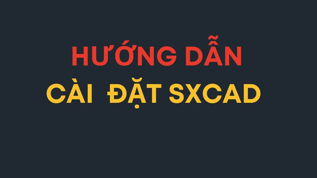 Video chia sẻ hướng dẫn APPLOAD (cài đặt) phần mềm vẽ nhanh và đo bóc khối lượng tự động sxCAD