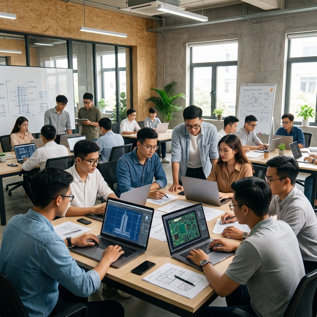 Khóa học thực chiến giúp bạn làm chủ AutoCAD, sxCAD, vẽ nhanh, Shop Drawing siêu tốc và xuất khối lượng tự động